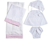 Girl Lathopana - Pink Stripe Border